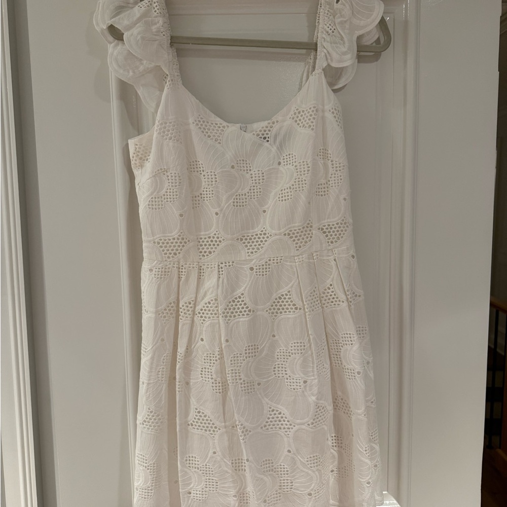 Steve Madden Cream Puff Sleeve Mini Dress